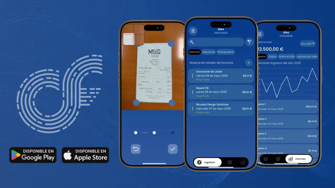app móvil de Contafact